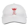 Makoroni - Keep Calm and Ask A Dry Cleaner Hat Adjustable Cap, DesC66 White view 1
