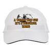 Makoroni - A Woman HER Gun It's A Beautiful Thing Bear Hunting Hunter Hat Adjustable Cap, DesC63 White view 1