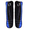 Ultimate - Cobra Shin Instep Guard Genuine Leather for Boxing MMA Muay Thai Training (S/M, Blue / Black) view 1