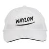 Makoroni - Waylon Name Hat Adjustable Cap, DesO51 White view 1