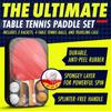 NIBIRU SPORT Professional Ping Pong Paddles Set of 2 - Table Tennis Paddles Set of 2 with 4 Balls and Carry Bag/Storage Case - Table Tennis Equipment & Ping Pong Accessories view 2