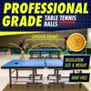 NIBIRU SPORT Professional Ping Pong Paddles Set of 2 - Table Tennis Paddles Set of 2 with 4 Balls and Carry Bag/Storage Case - Table Tennis Equipment & Ping Pong Accessories view 4