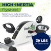 DeskCycle 2 Under Desk Bike Pedal Exerciser with Adjustable Height - Stationary Bikes for Home & Office (Grey) view 4