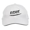Makoroni - Richie Name Hat Adjustable Cap, DesM46 White view 1