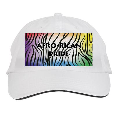 Makoroni - Afro-Rican Pride Africa Afro American Hat Adjustable Cap, DesS58 White