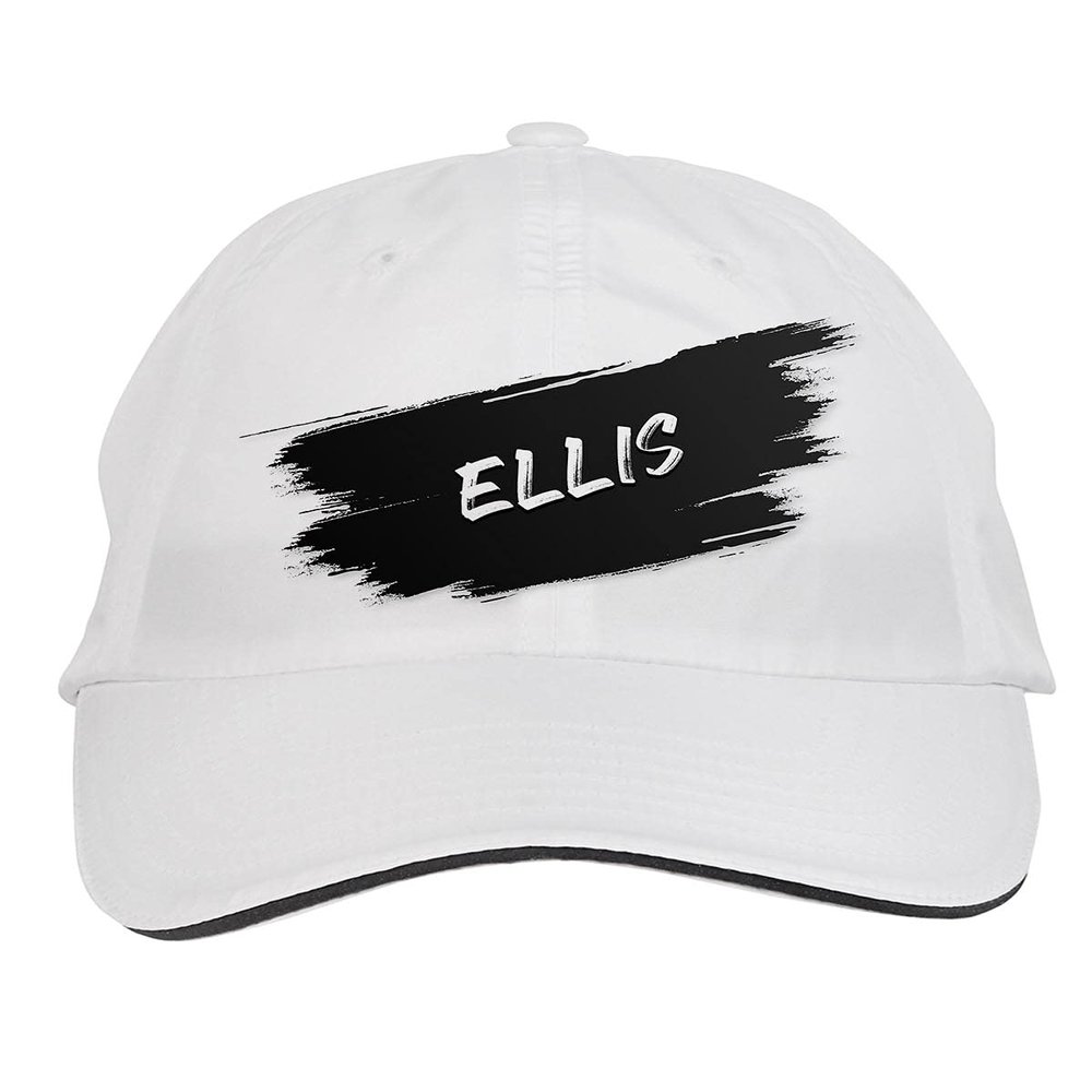 Makoroni - Ellis Name Hat Adjustable Cap, DesT69 White