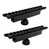 TPO 12 Slot Carry Handle Picatinny Rail Mount Fits Picatinny Rail (2PCS) view 1