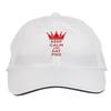 Makoroni - Keep Calm and EAT Pike Hat Adjustable Cap, DesU26 White view 1