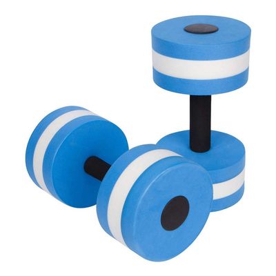 ifundom Water Dumbbells, Set of 2 Water Aerobics Swimming Pool Dumbbells for Exercise, High- Density EVA- Foam Dumbbell Fitness Set, for Aquatic Therapy, Pool Fitness, Water Exercise