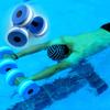 ifundom Water Dumbbells, Set of 2 Water Aerobics Swimming Pool Dumbbells for Exercise, High- Density EVA- Foam Dumbbell Fitness Set, for Aquatic Therapy, Pool Fitness, Water Exercise view 3
