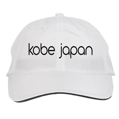 Makoroni - Kobe Japan Hat Adjustable Cap, DesI6 White