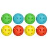 8 PCS Perforated Plastic Pet Balls Lightweight Durable Baseball Game Sports New view 3