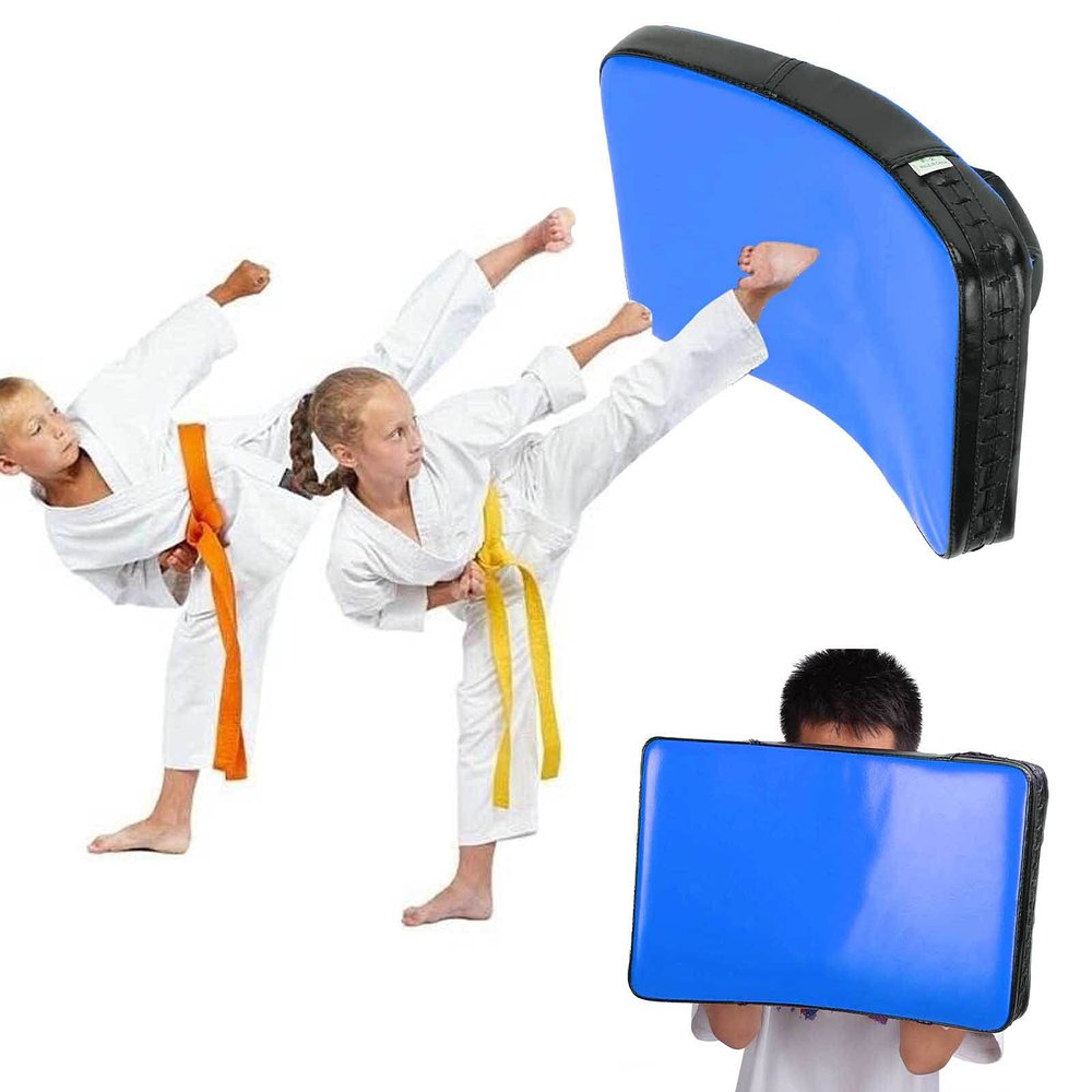 Taekwondo Side Kick Pad, Thicken Taekwondo Kick Boxing Pad WearResistant for Taekwondo Practice for Boxing Practice(Blue)