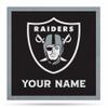 Rico Industries NFL Football Las Vegas Raiders Personalized 35" Felt Wall Dcor - for Man Cave, Game Room, Office & Bedroom - Made in The USA view 1