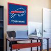 Rico Industries NFL Football Buffalo Bills Personalized 35" Felt Wall Dcor - for Man Cave, Game Room, Office & Bedroom - Made in The USA view 2