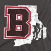 Brown University Official State Shape Unisex Adult T-Shirt, State Shape, 5X-Large view 2