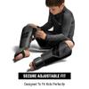 Hayabusa S4 Kids Shin Guards, Muay Thai, MMA, Kickboxing, Martial Arts - Charcoal, Large/X-Large view 4