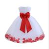 Wedding Rose Petals White Tulle Flower Petals Girl Toddler Gown Handmade 302T s view 1