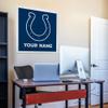Rico Industries NFL Football Indianapolis Colts Personalized 35" Felt Wall Dcor - for Man Cave, Game Room, Office & Bedroom - Made in The USA view 2