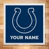 Rico Industries NFL Football Indianapolis Colts Personalized 35" Felt Wall Dcor - for Man Cave, Game Room, Office & Bedroom - Made in The USA view 3