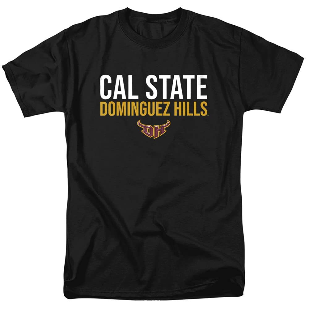 California State University Dominguez Hills Official Stacked Unisex Adult T-Shirt, Stacked, 5X-Large