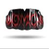 Impact All Sports Mouthguard Lacrosse, Football, Hockey, Basketball, Jiu-Jitsu, and More, Breathable Mouthguard for Youth Adults, Professional Custom-Fit, Tribal Red on Black view 1