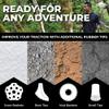 Cascade Mountain Tech Trekking Poles - 2 Piece Carbon Fiber Monopod Walking or Hiking Sticks with Accessories Mount & Adjustable Quick Locks (Set of 2), Mossy Oak Elements Contour Pattern view 4