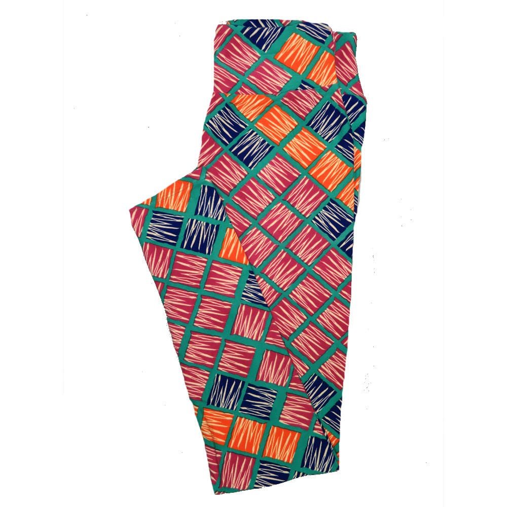Lularoe One Size OS Animals Stars and Objects Leggings (OS fits Adults 2-10) OS-4098-F2 Multicoloured