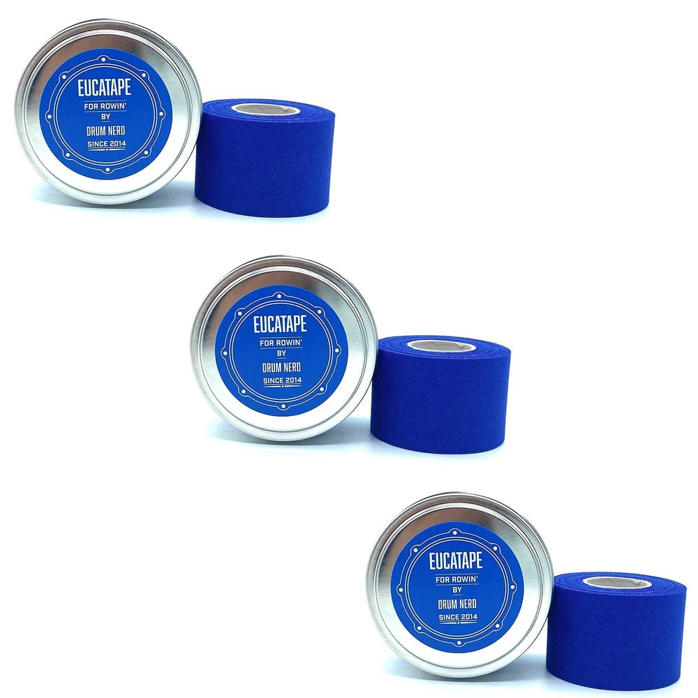 Eucatape Eucalyptus Infused Rowing Tape Helps Protect Hands & Strength & Grip Indoor Machine or Outdoor Sculling Crew 3 Pack