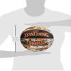 Spalding Basketball Graffiti Orange No. 5 Basketball Basket view 3