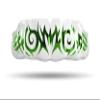 Impact All Sports Mouthguard Lacrosse, Football, Hockey, Basketball, Jiu-Jitsu, and More, Breathable Mouthguard for Youth Adults, Professional Custom-Fit, Tribal Emerald Green on White view 1