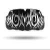 Impact All Sports Mouthguard Lacrosse, Football, Hockey, Basketball, Jiu-Jitsu, and More, Breathable Mouthguard for Youth Adults, Professional Custom-Fit, Tribal Silver on Black view 1