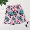 Digood Kids Beachwear Quick Dry Sport Shorts,Boy Trunks Toddler Swim Shorts Little Boy Bathing Suit Swimsuit Toddler Swimwear(Pink,13-14 Years) view 3