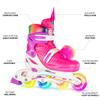 Crazy Skates Trolls Size Adjustable Inline Skates - Featuring Poppy or Barb from Trolls - Poppy | Pink (Size: Medium | 2-5) view 2