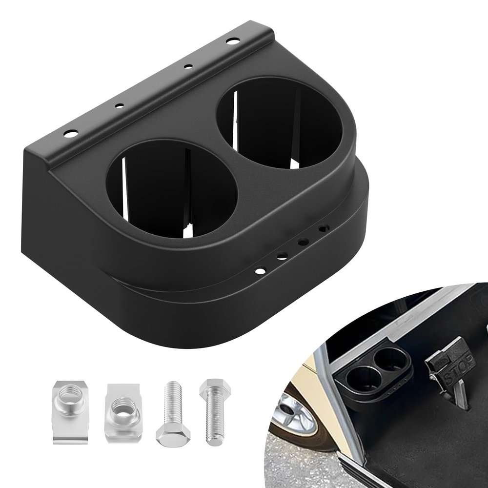CartClan Club Car DS Cup Holder Kit Dual for 1993-Up Golf Cart OEM# 1016811 101708301-1 Pack