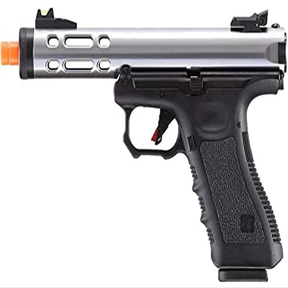 Lancer Tactical WE-Tech Galaxy Gas Blowback Airsoft Pistol - (Silver)