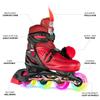 Crazy Skates Trolls Size Adjustable Inline Skates - Featuring Poppy or Barb from Trolls - Barb | Black (Size: Medium | 2-5) view 2