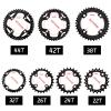 BUCKLOS 64/104 BCD Bike Chainring Set with Pin, Steel CNC Alloy Double/Triple MTB Chainring 22T 24T 26T 32T 38T 42T 44T 4 Bolts Mountain Bicycle Chainrings 8 9 10 Speed Compatible view 2