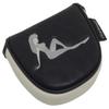 Mudflap Girl Embroidered Black Putter Cover by ReadyGOLF - Mallet view 2