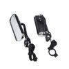 ihreesy Handlebar Bike Mirror,Bicycle Rear View Mirrors Aluminum Alloy Motorcycle Side Mirror Shockproof Bike Glass Mirror for 21mm to 24mm Handlebar Mountain Road Bike,Black view 1