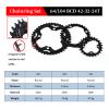 BUCKLOS Double/Triple 64/104 BCD Square Taper Bike Crankset - 2x/3x Mountian Bike MTB 170mm Bicycle Cranksets with 22/24/26/32/38/42/44T Chainring for 8/9/10 Speed view 3