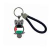 Flag Key Chain Palestine Souvenir Gift Key Ring Owl Pendant Keychain For Men Women view 1