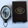 Antique Brass Nautical Vintage Spencer & Co. London Compass Rosewood Wooden Box