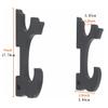 Jonoisax 2/Set Sword Wall Mount Martial Arts Weapons Sword Stand Wakizashi Sword Holder,C view 2