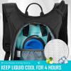 MIRACOL Hiking Hydration Backpack with 2L Leak Proof Water Bladder, Lightweight Insulated Water Pack for Men & Women, Compact & Comfortable Daypack for Running Hiking Cycling Climbing Camping Biking view 3