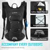 MIRACOL Hiking Hydration Backpack with 2L Leak Proof Water Bladder, Lightweight Insulated Water Pack for Men & Women, Compact & Comfortable Daypack for Running Hiking Cycling Climbing Camping Biking view 4