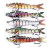 LURESMEOW Fishing Lures - Multi Jointed Swimbaits, Slow Sinking, Bionic Lifelike Swimming, Freshwater & Saltwater Bass Fishing Baits Kit - 5PCS view 1