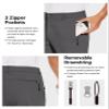 SPECIALMAGIC Golf Work Pants for Men Outdoor Pants Stretch Casual Ripstop Pants Golf Tapered Lightweight Pockets Grey,36W30L view 2