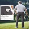 SPECIALMAGIC Golf Work Pants for Men Outdoor Pants Stretch Casual Ripstop Pants Golf Tapered Lightweight Pockets Grey,36W30L view 4