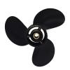 ARKDOZA Boat Propeller 9.5x8 Fit for Tohatsu Outboard 9.8HP-18HP 3 Blades Aluminum Prop 14 Tooth Propel RH OEM NO: 3BAB64516-1 9.5x8 view 3